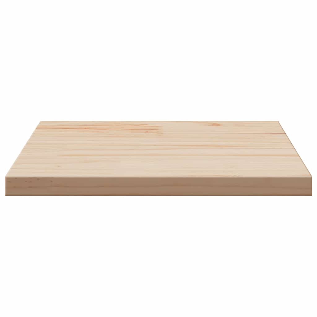 Tischplatte 40x40x1,7 cm Quadratisch Massivholz Kiefer