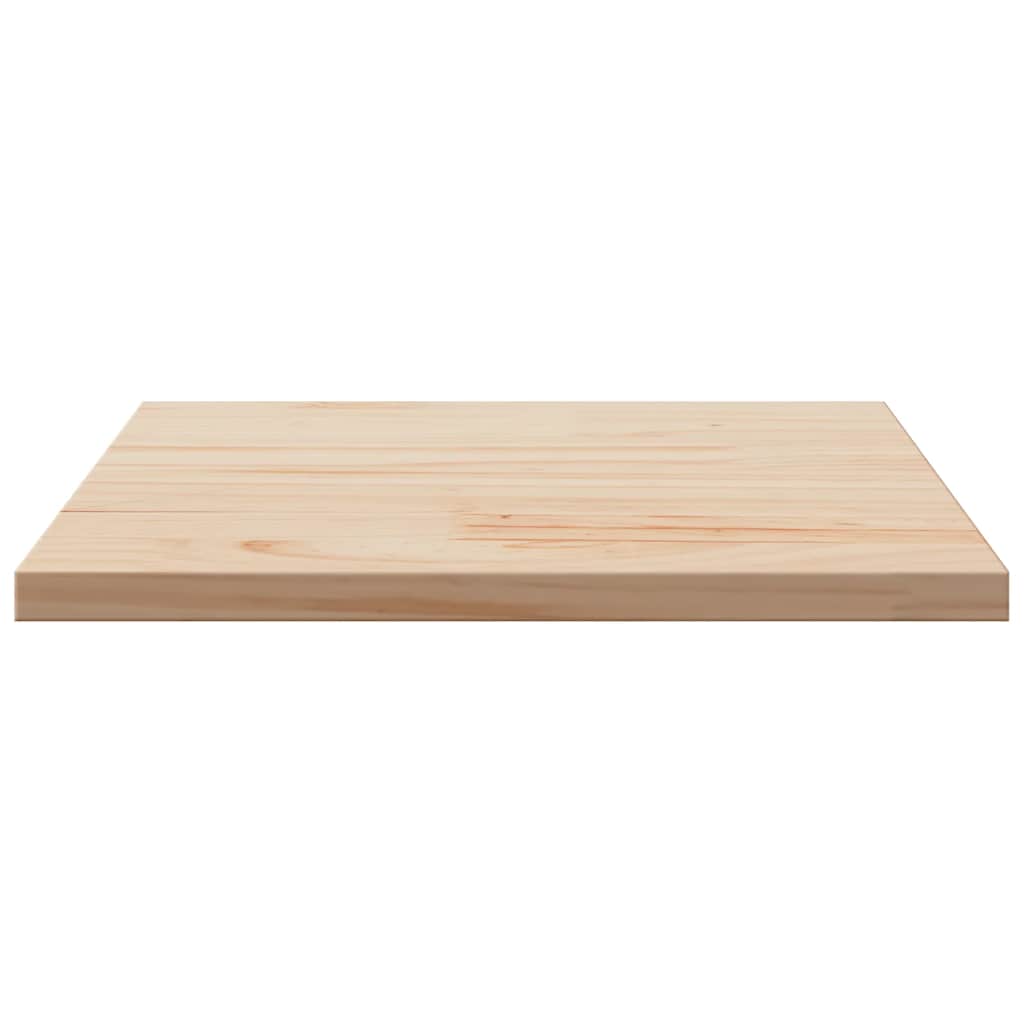 Tischplatte 50x50x1,7 cm Quadratisch Massivholz Kiefer