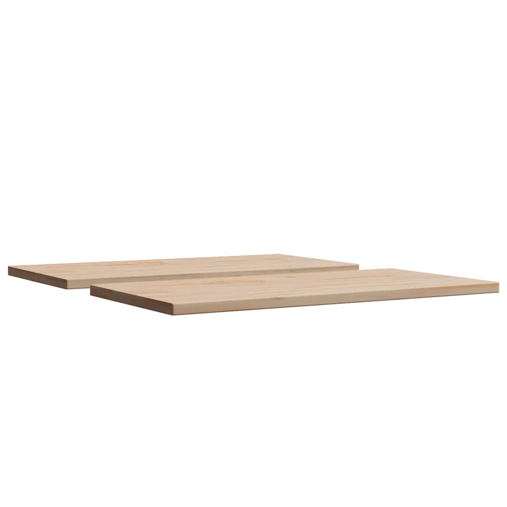 Tischplatten 2 Stk. 60x30x1,7 cm Rechteckig Massivholz Kiefer
