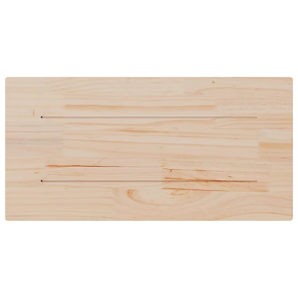 Tischplatten 2 Stk. 60x30x1,7 cm Rechteckig Massivholz Kiefer