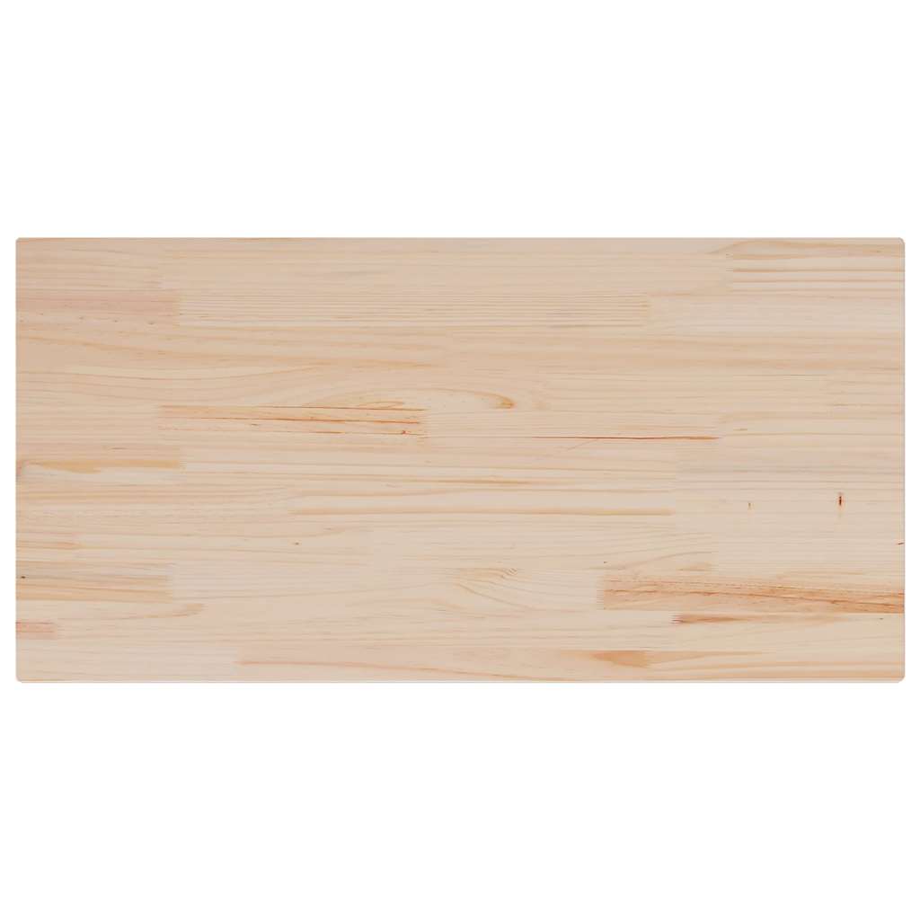 Tischplatte 100x50x1,7 cm Rechteckig Massivholz Kiefer