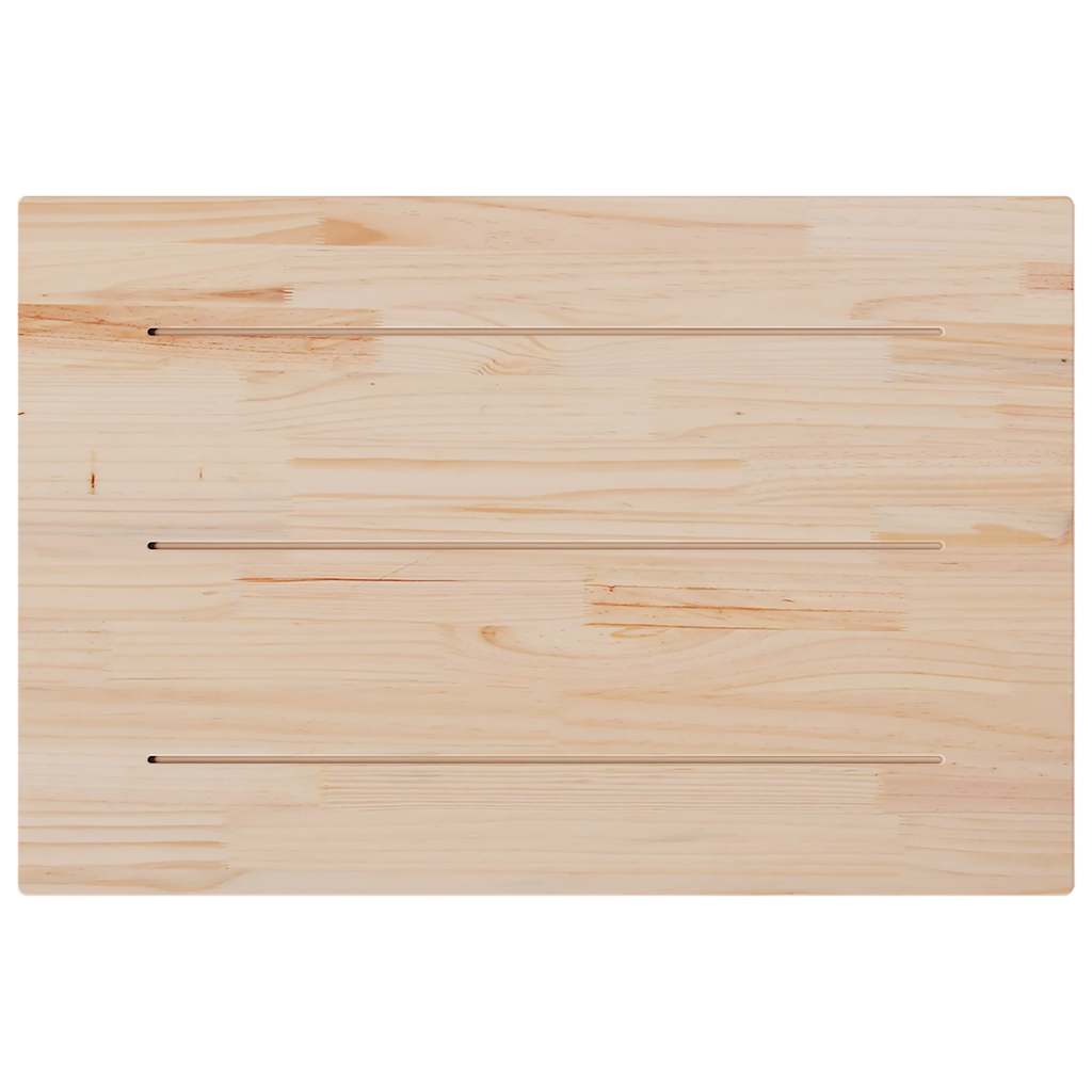 Tischplatten 3 Stk. 80x53x1,7 cm Rechteckig Massivholz Kiefer