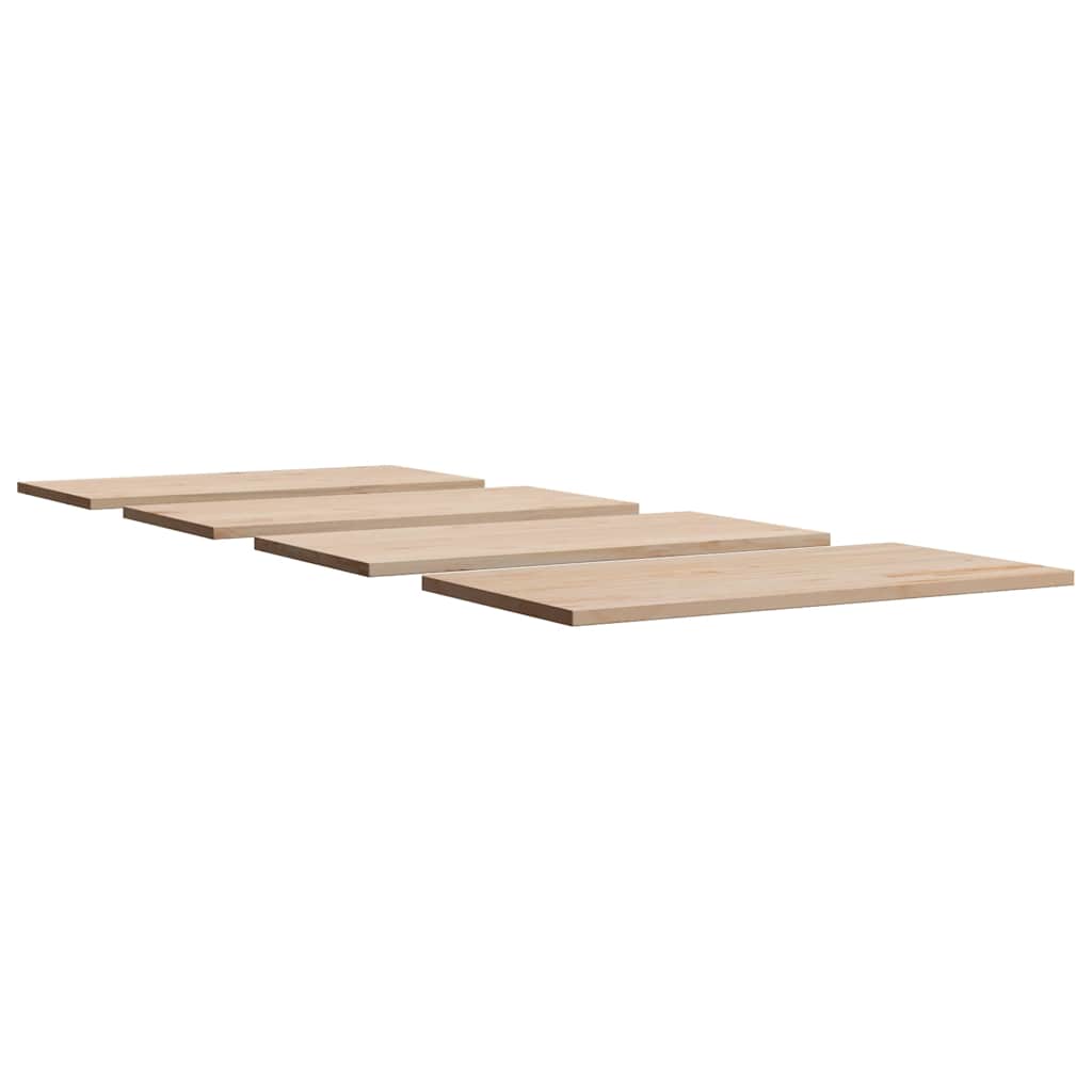 Tischplatten 4 Stk. 100x50x1,7 cm Rechteckig Massivholz Kiefer
