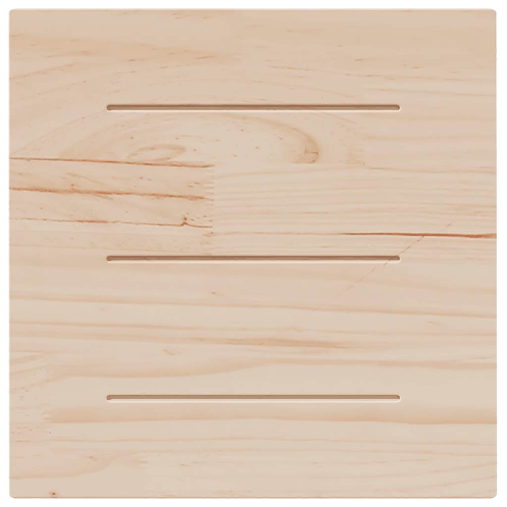 Tischplatte 50x50x2,5 cm Quadratisch Massivholz Kiefer