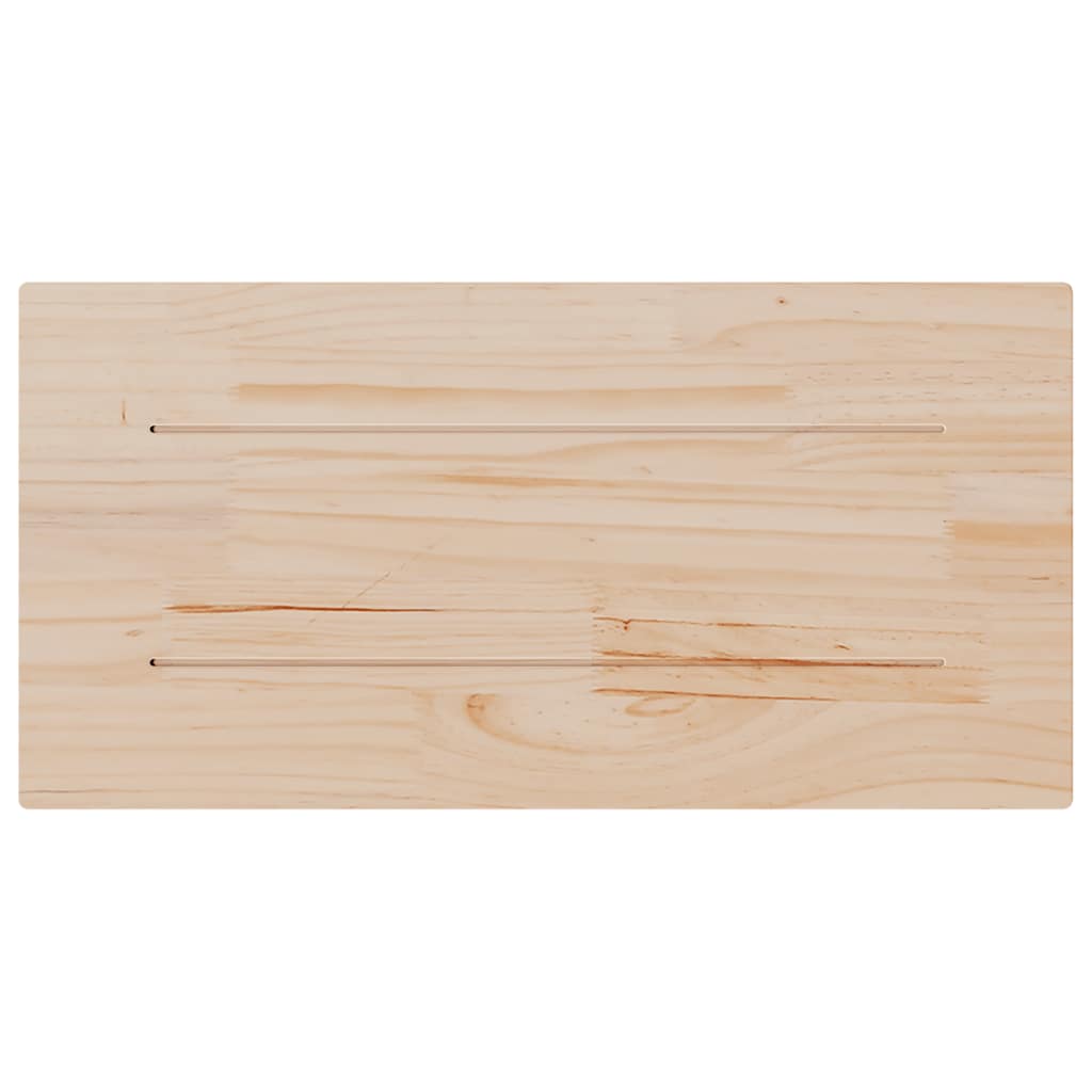 Tischplatten 2 Stk. 80x40x2,5 cm Rechteckig Massivholz Kiefer