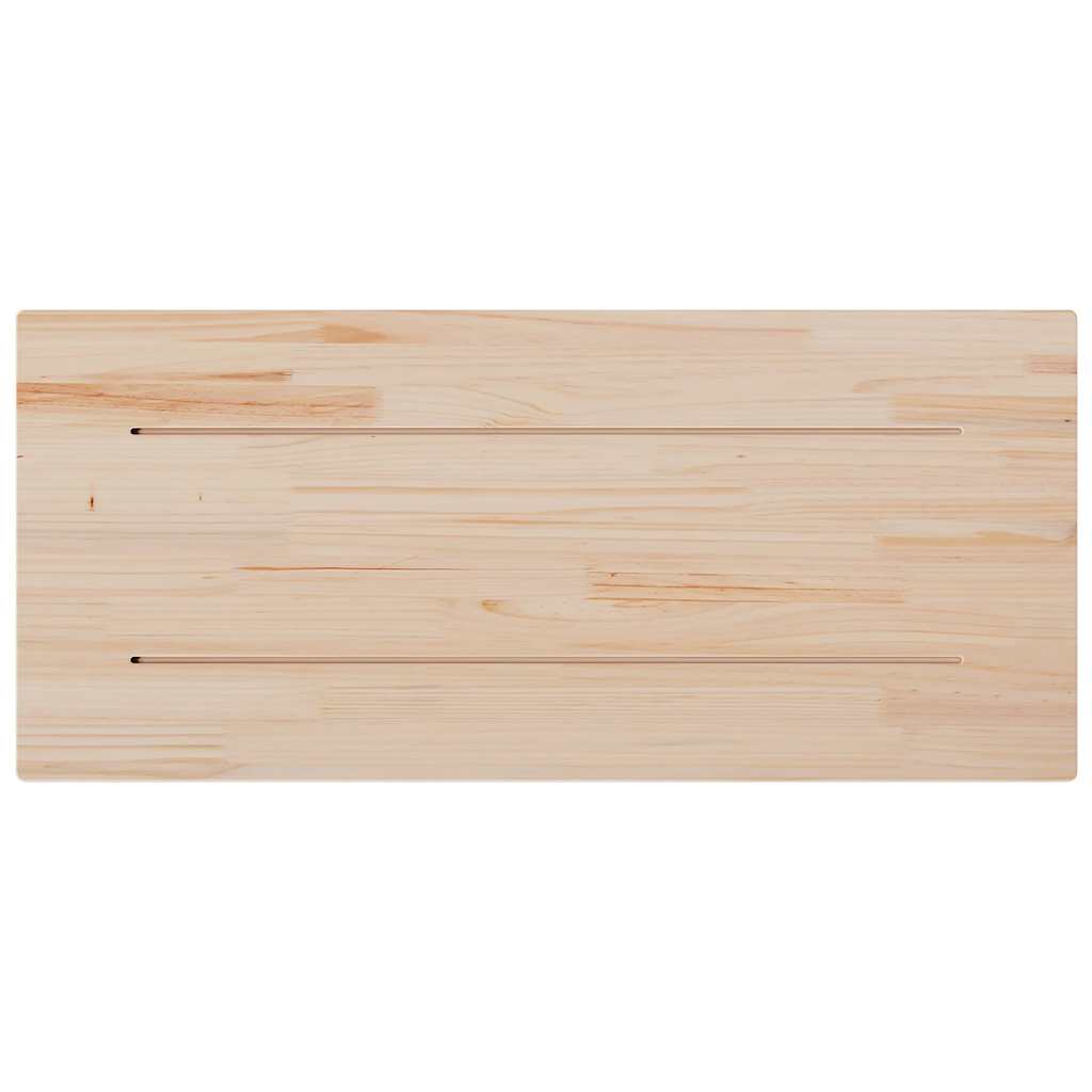 Tischplatte 90x40x2,5 cm Rechteckig Massivholz Kiefer