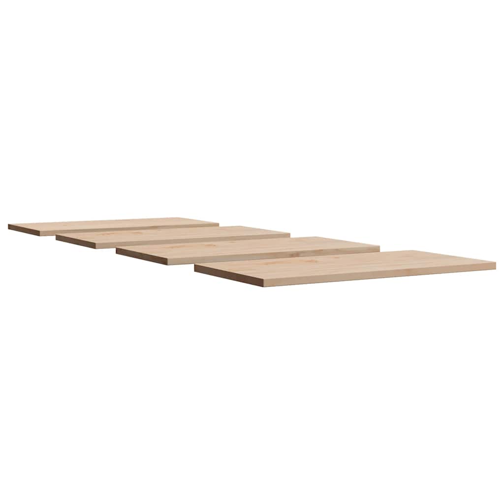 Tischplatten 4 Stk. 90x45x2,5 cm Rechteckig Massivholz Kiefer