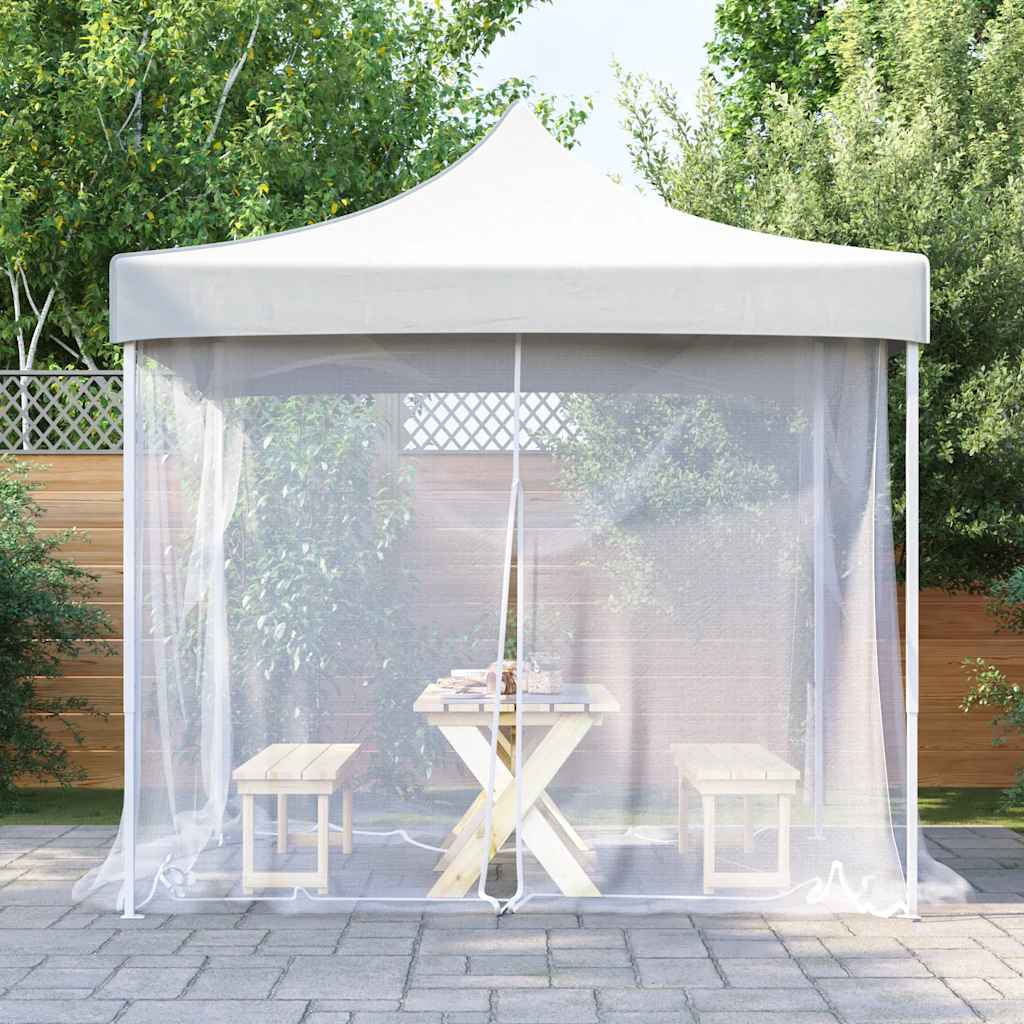 Moskito-Netz für Pavillon Rechtwinklig 220 Mesh Weiß Polyester