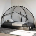 Moskito-Netzzelt Mongolisch 220 Schwarz 200x120x130 cm