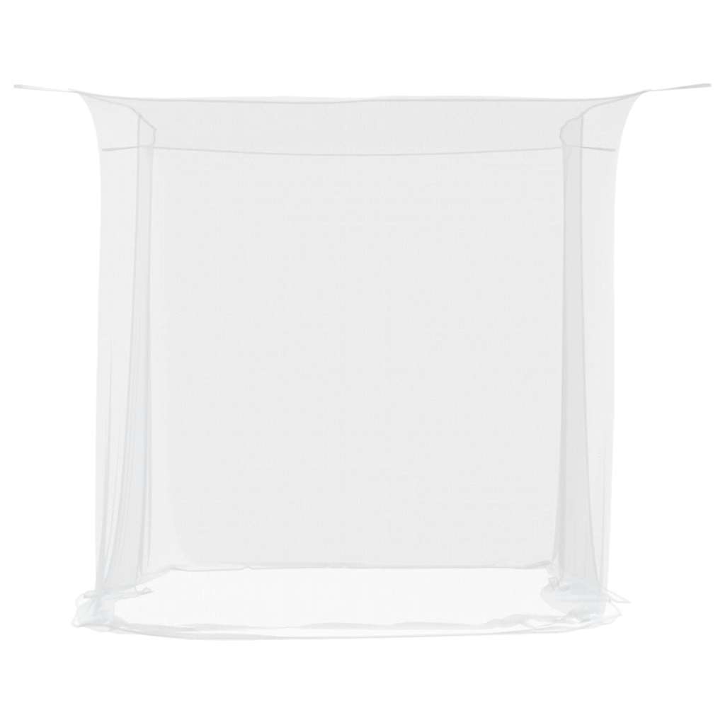 Moskitonetz zum Aufhängen 156 Mesh Weiß 220x200x210 cm