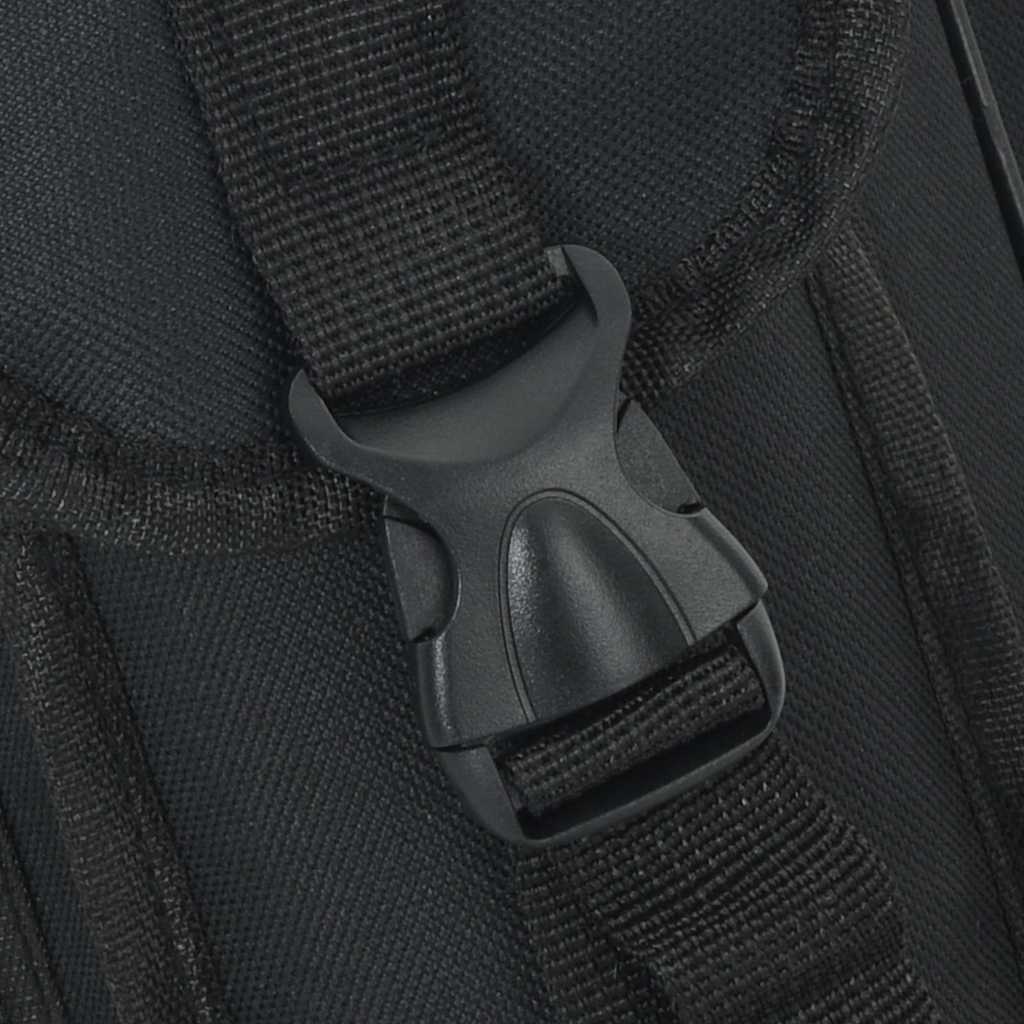 Angelrutentasche Schwarz 160 cm Oxford-Gewebe