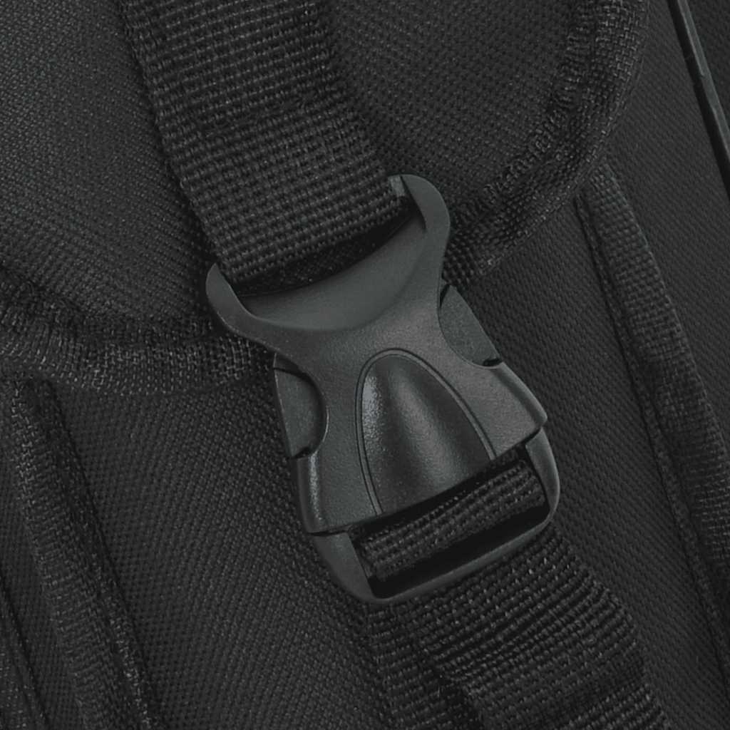 Angelrutentasche Schwarz 160 cm Oxford-Gewebe