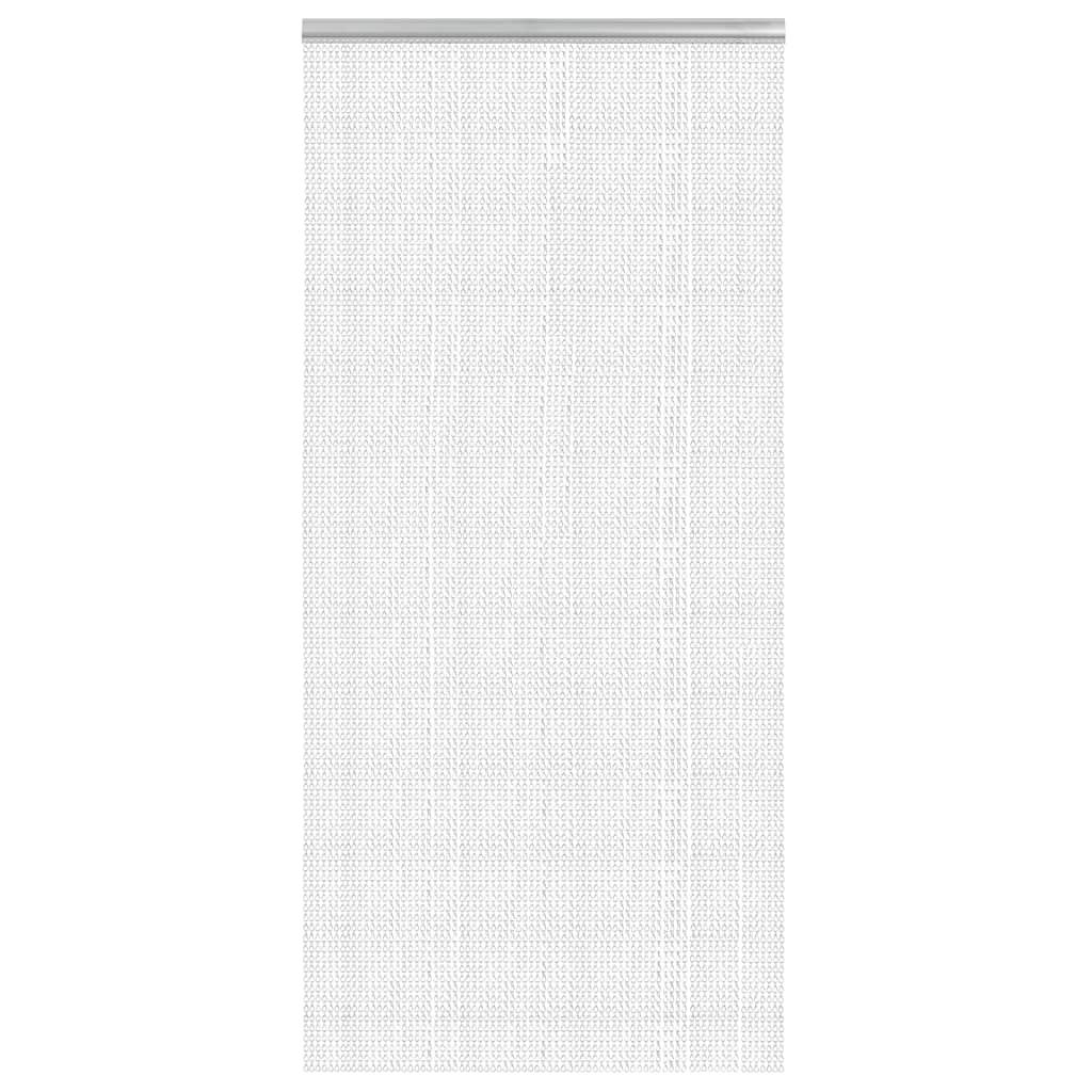 Türvorhang aus Ketten 100x226 cm Aluminium