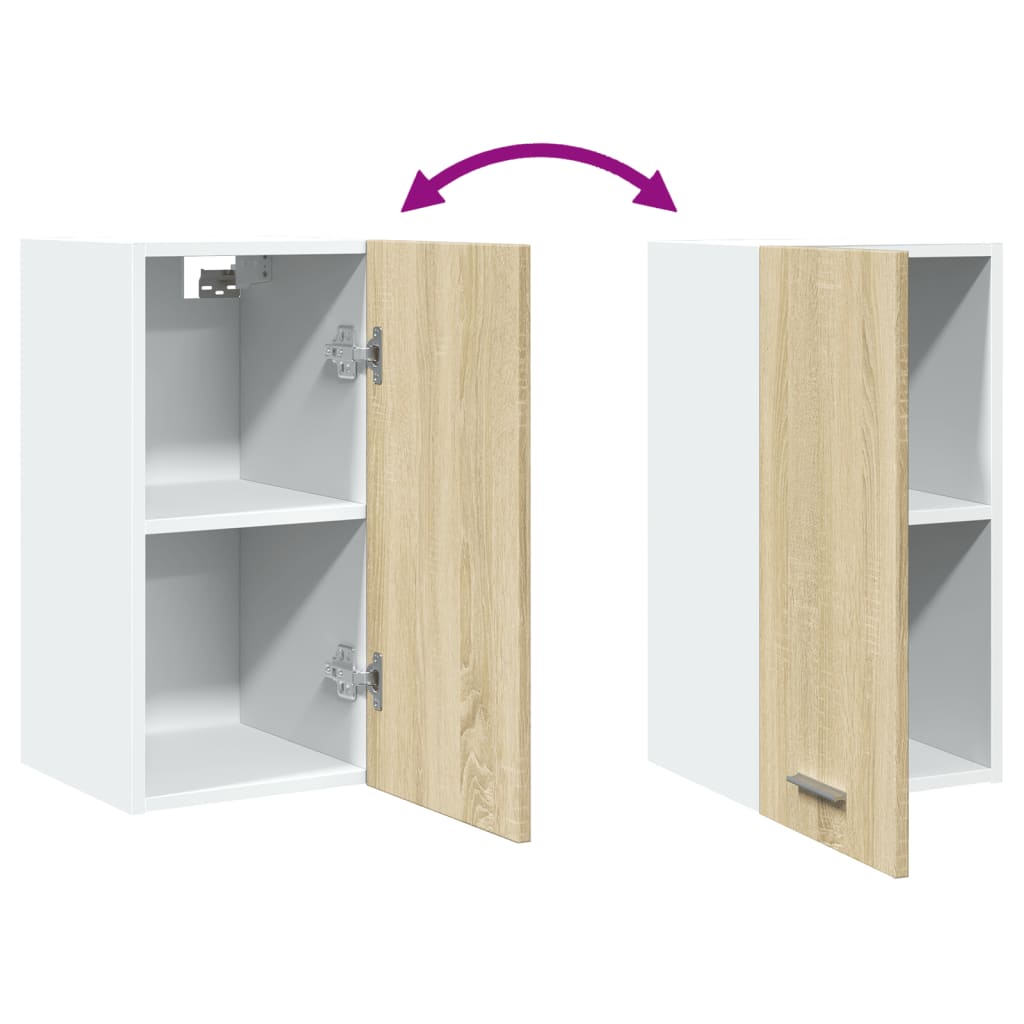 Hängeschrank Lyon Sonoma-Eiche 29,5x31x60 cm Holzwerkstoff