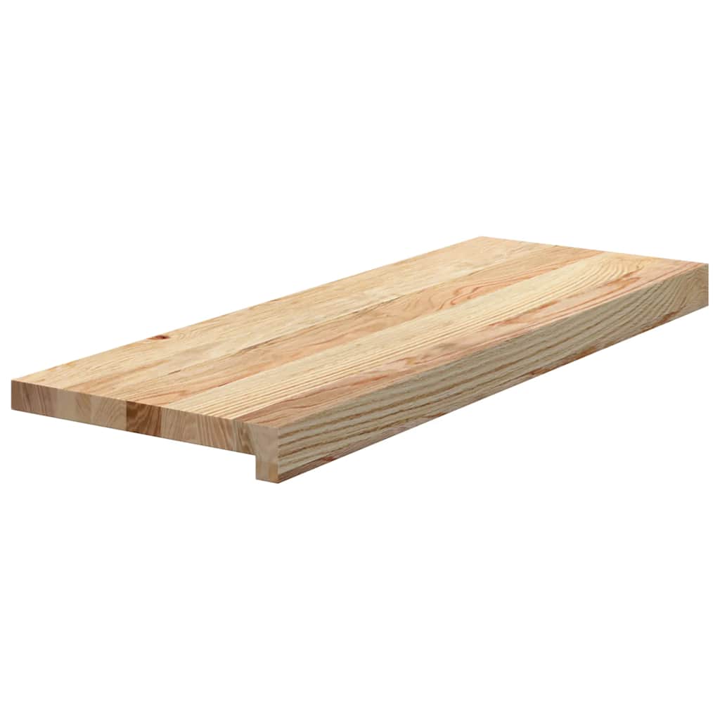 Treppenstufen 4 Stk. Unbehandelt 70x25x2 cm Massivholz Eiche