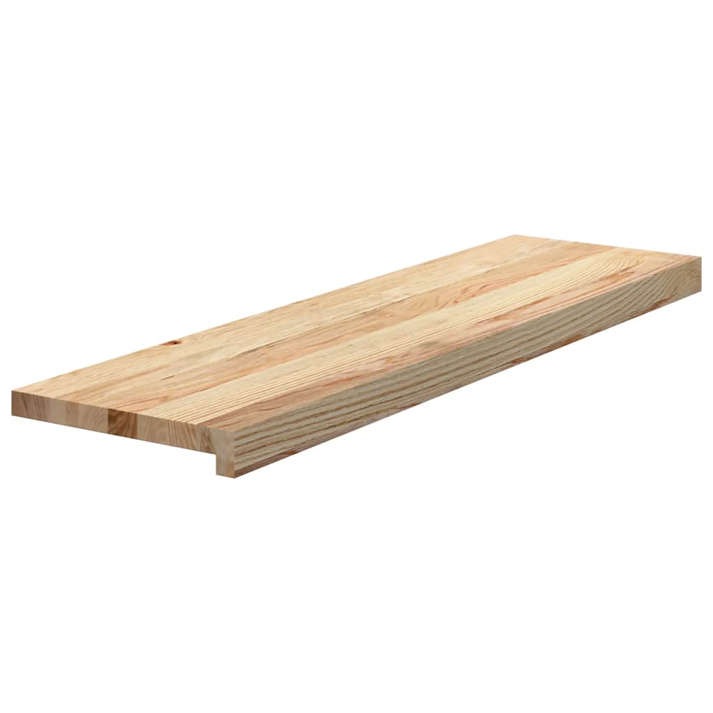 Treppenstufen 4 Stk. Unbehandelt 90x25x2 cm Massivholz Eiche