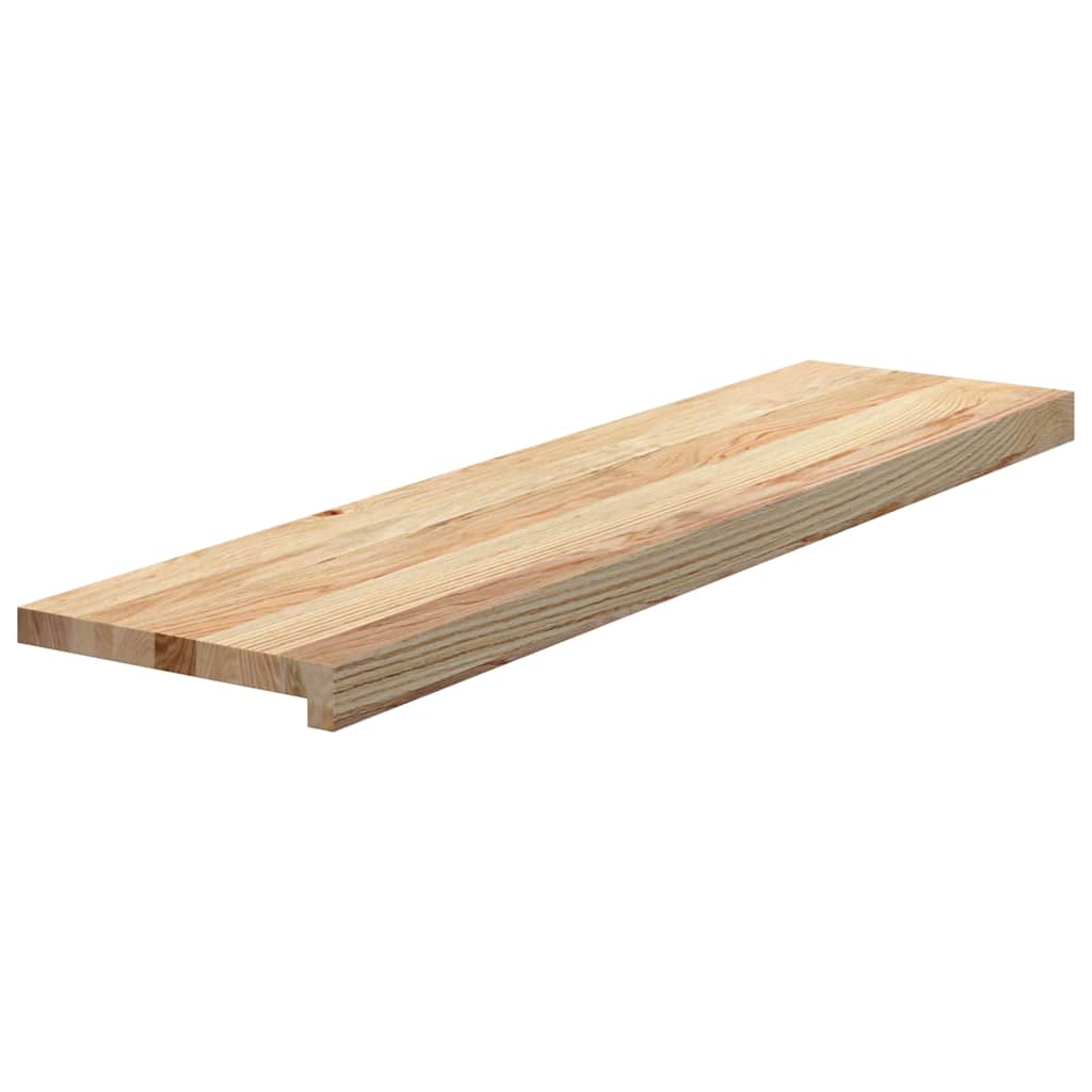 Treppenstufen 4 Stk. Unbehandelt 100x25x2 cm Massivholz Eiche