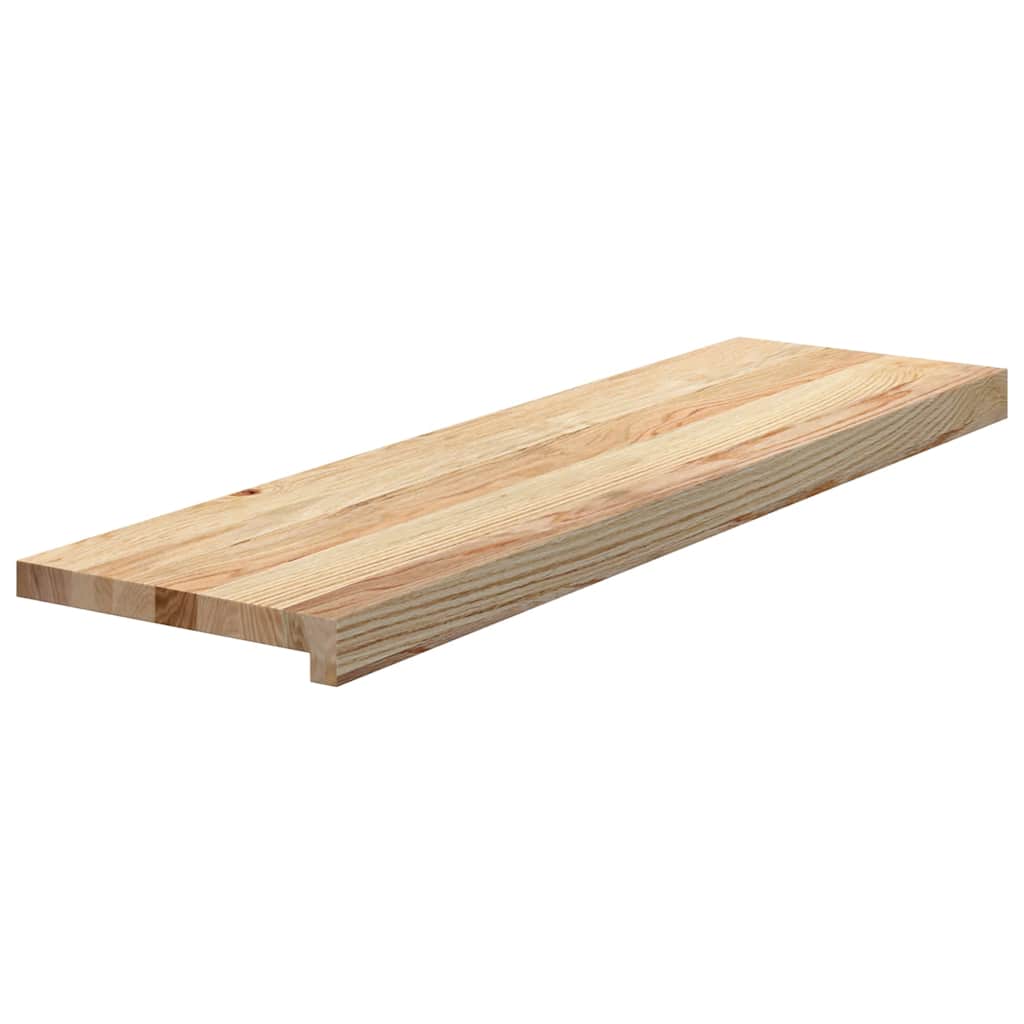Treppenstufen 4 Stk. Unbehandelt 90x30x2 cm Massivholz Eiche