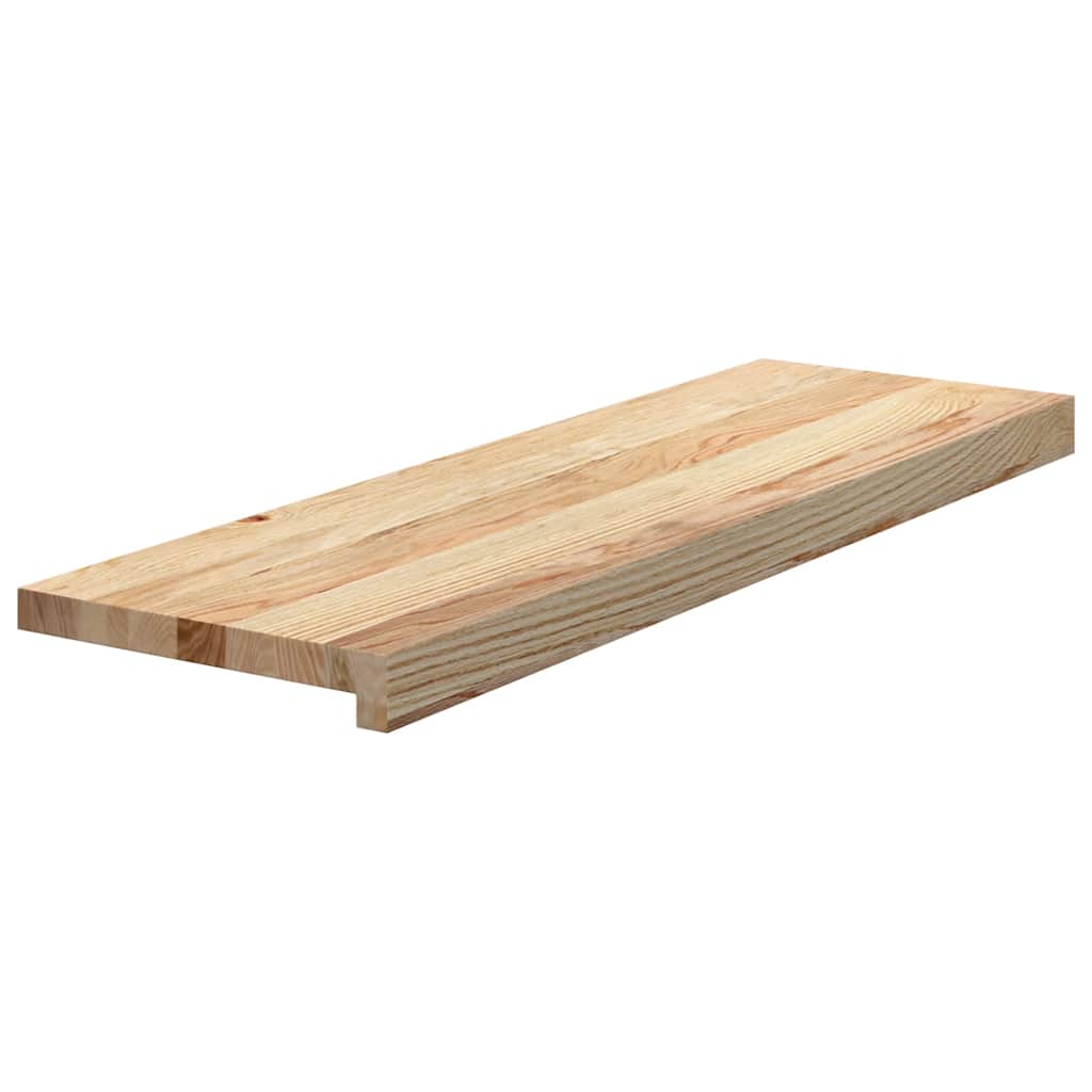 Treppenstufen 8 Stk. Unbehandelt 80x25x2 cm Massivholz Eiche