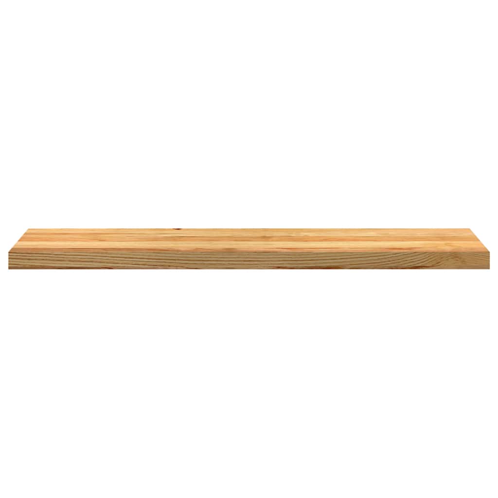 Treppenstufen 4 Stk. Hellbraun 110x30x2 cm Massivholz Eiche