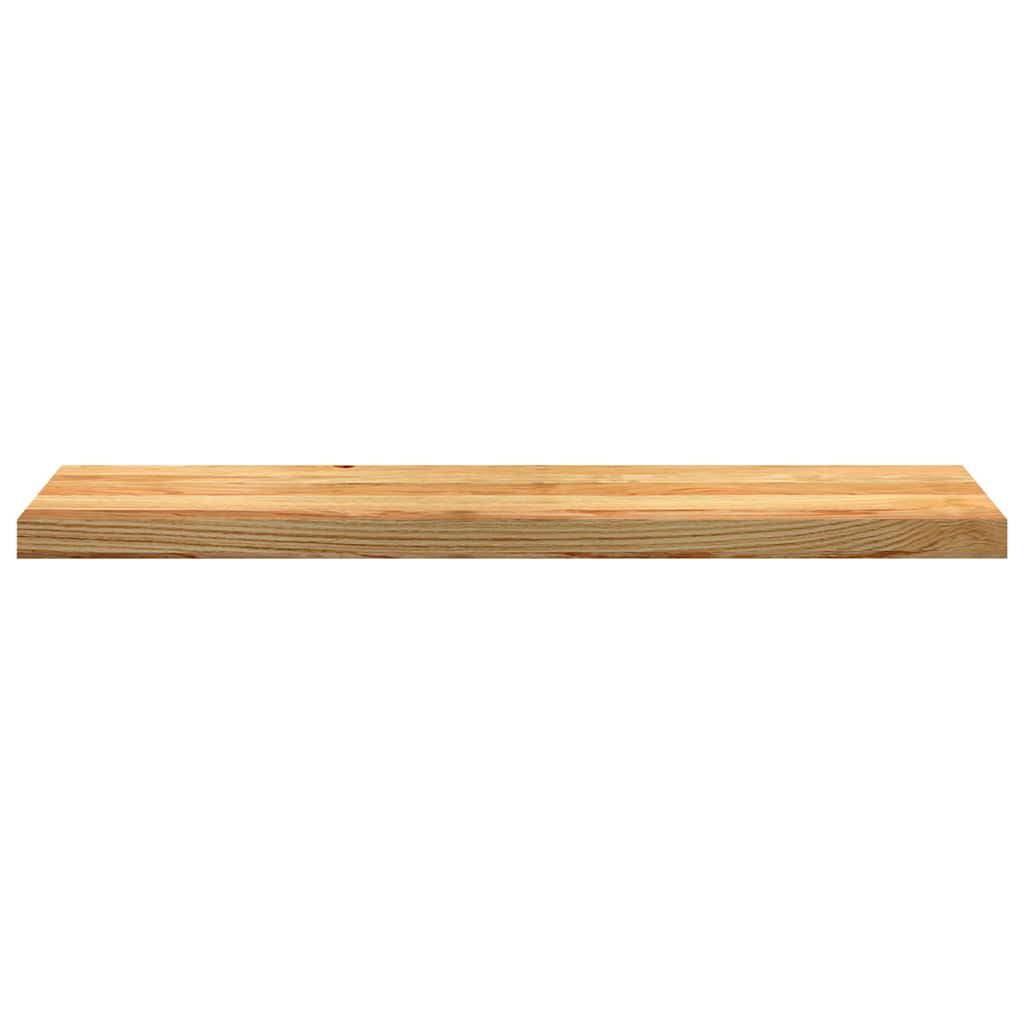 Treppenstufen 12 Stk. Hellbraun 100x25x2 cm Massivholz Eiche