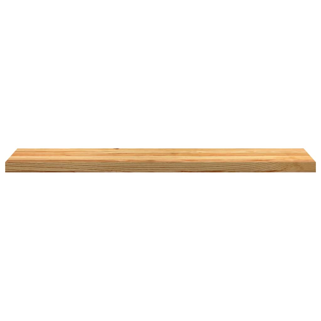Treppenstufen 12 Stk. Hellbraun 120x25x2 cm Massivholz Eiche