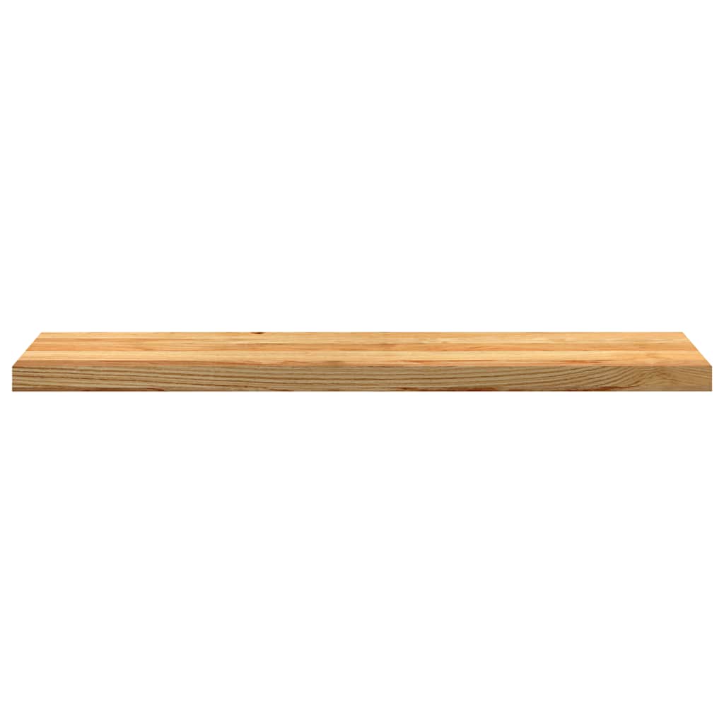 Treppenstufen 12 Stk. Hellbraun 110x30x2 cm Massivholz Eiche