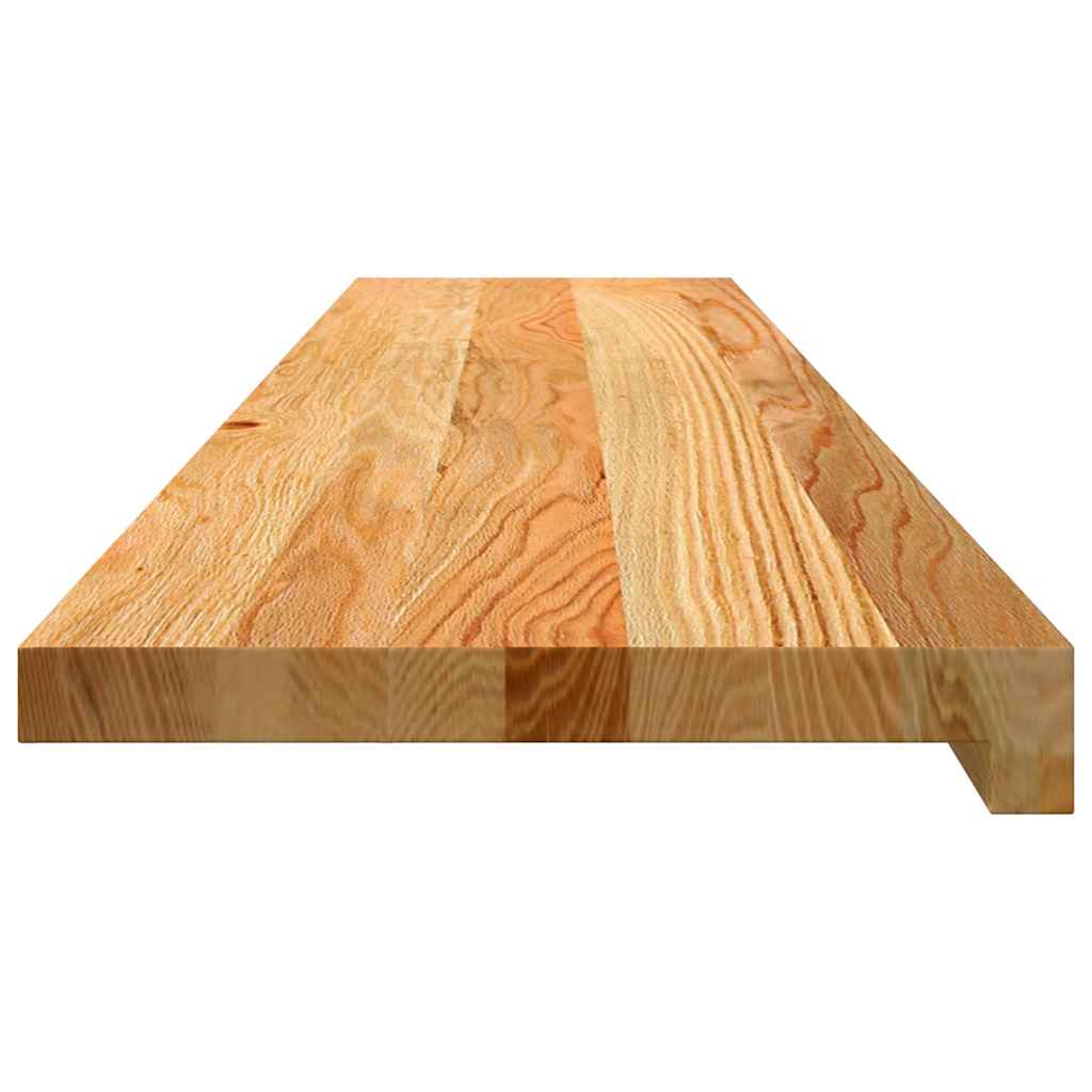 Treppenstufen 16 Stk. Hellbraun 120x25x2 cm Massivholz Eiche