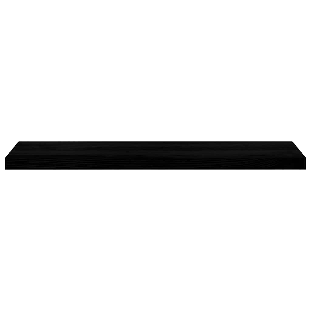 Treppenstufen 4 Stk. Dunkelbraun 100x25x2 cm Massivholz Eiche