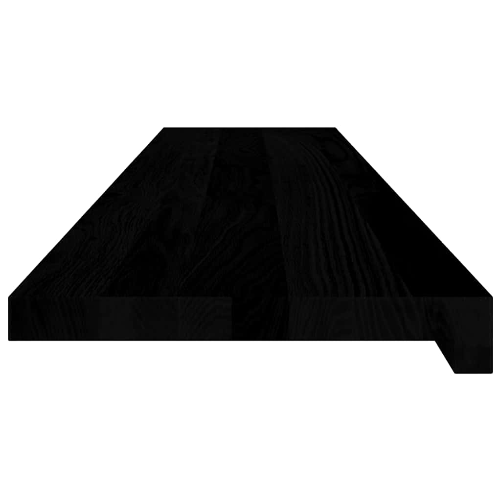 Treppenstufen 4 Stk. Dunkelbraun 120x25x2 cm Massivholz Eiche