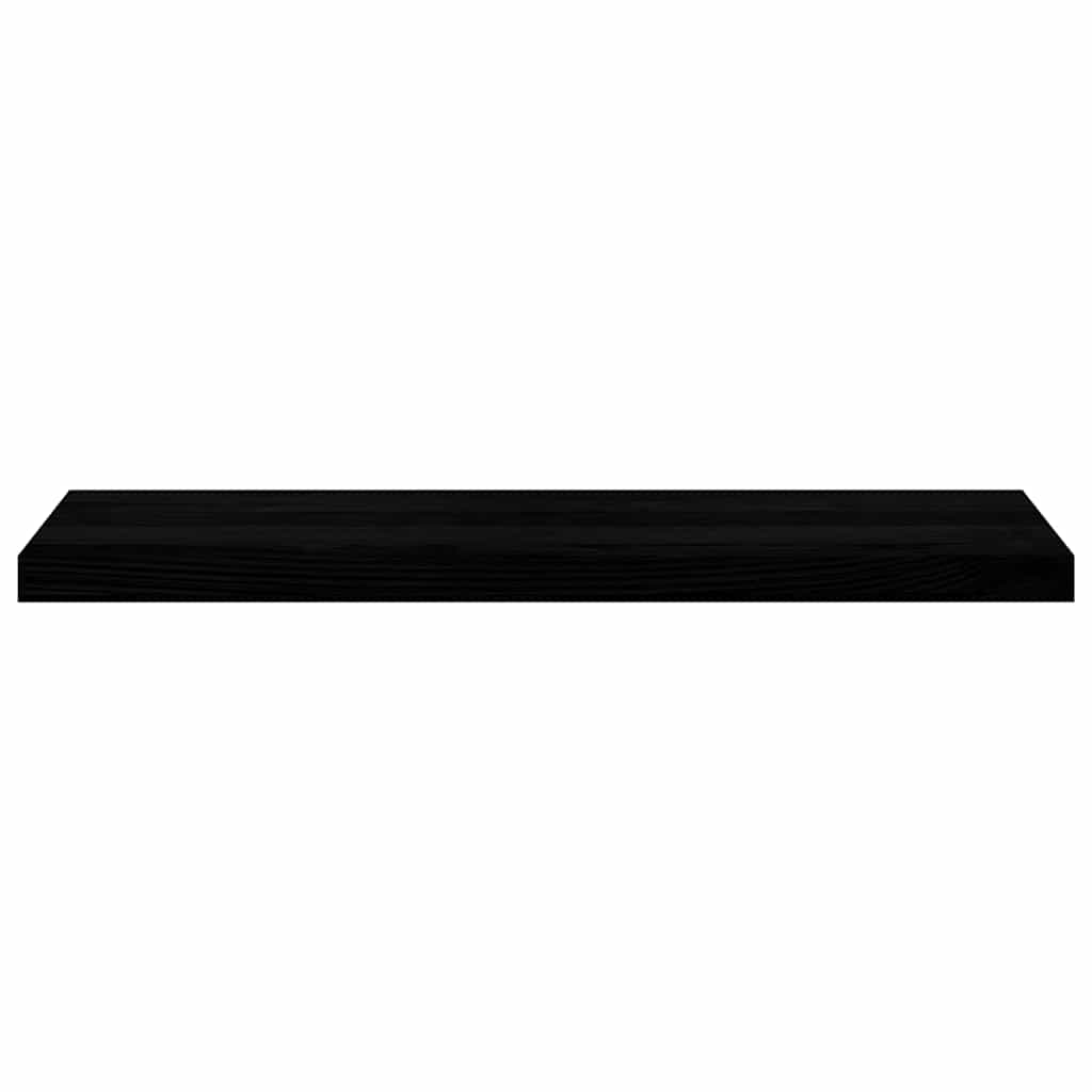 Treppenstufen 4 Stk. Dunkelbraun 90x30x2 cm Massivholz Eiche