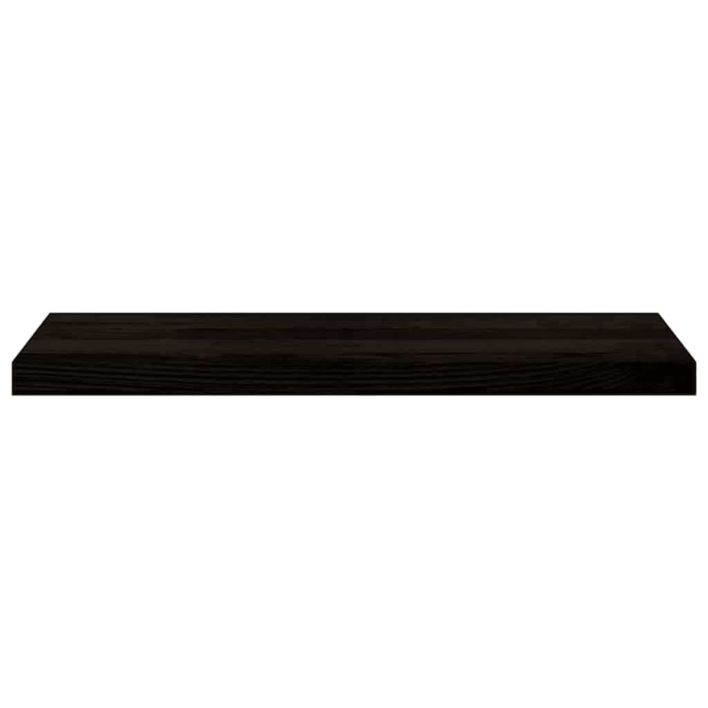 Treppenstufen 12 Stk. Dunkelbraun 80x25x2 cm Massivholz Eiche
