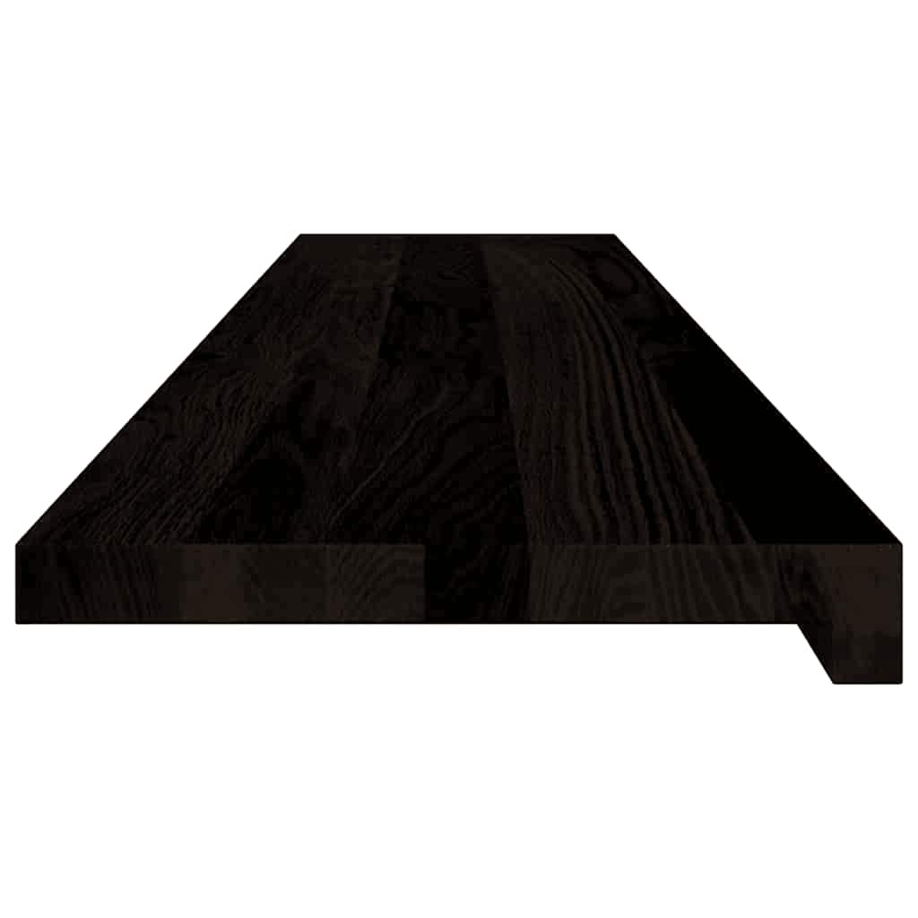 Treppenstufen 16 Stk. Dunkelbraun 120x25x2 cm Massivholz Eiche