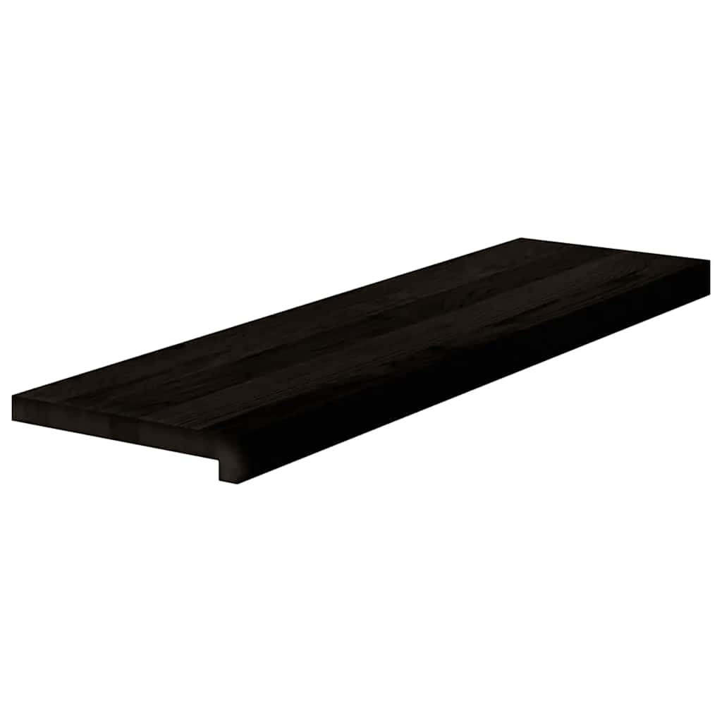 Treppenstufen 16 Stk. Dunkelbraun 90x30x2 cm Massivholz Eiche