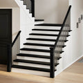 Treppenstufen 20 Stk. Dunkelbraun 110x25x2 cm Massivholz Eiche