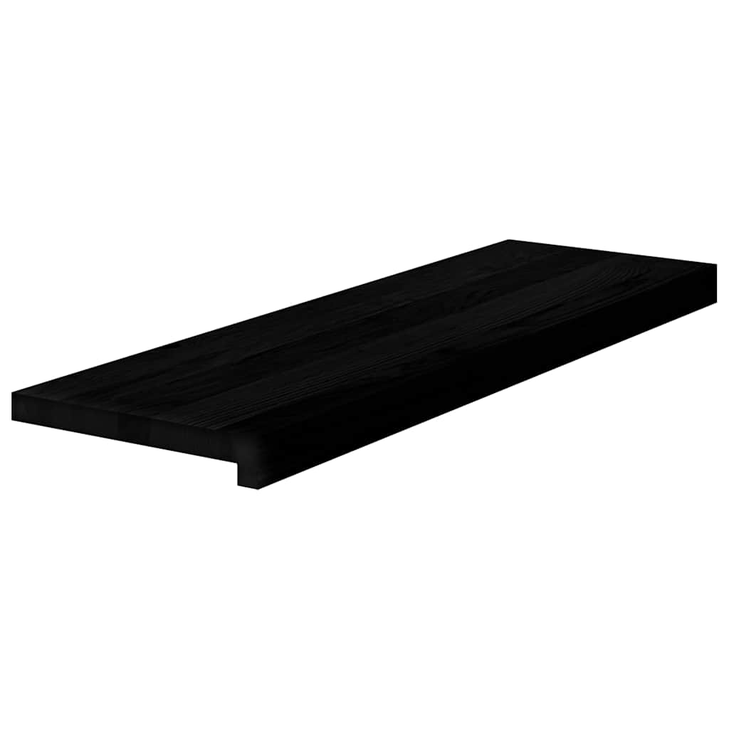 Treppenstufen 20 Stk. Dunkelbraun 80x30x2 cm Massivholz Eiche