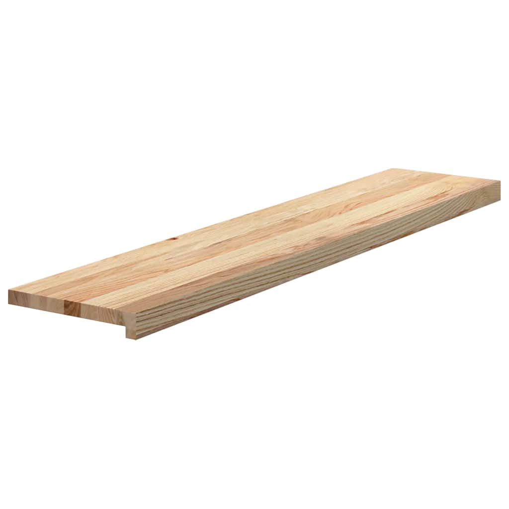 Treppenstufen 2 Stk. Unbehandelt 120x30x2 cm Massivholz Eiche