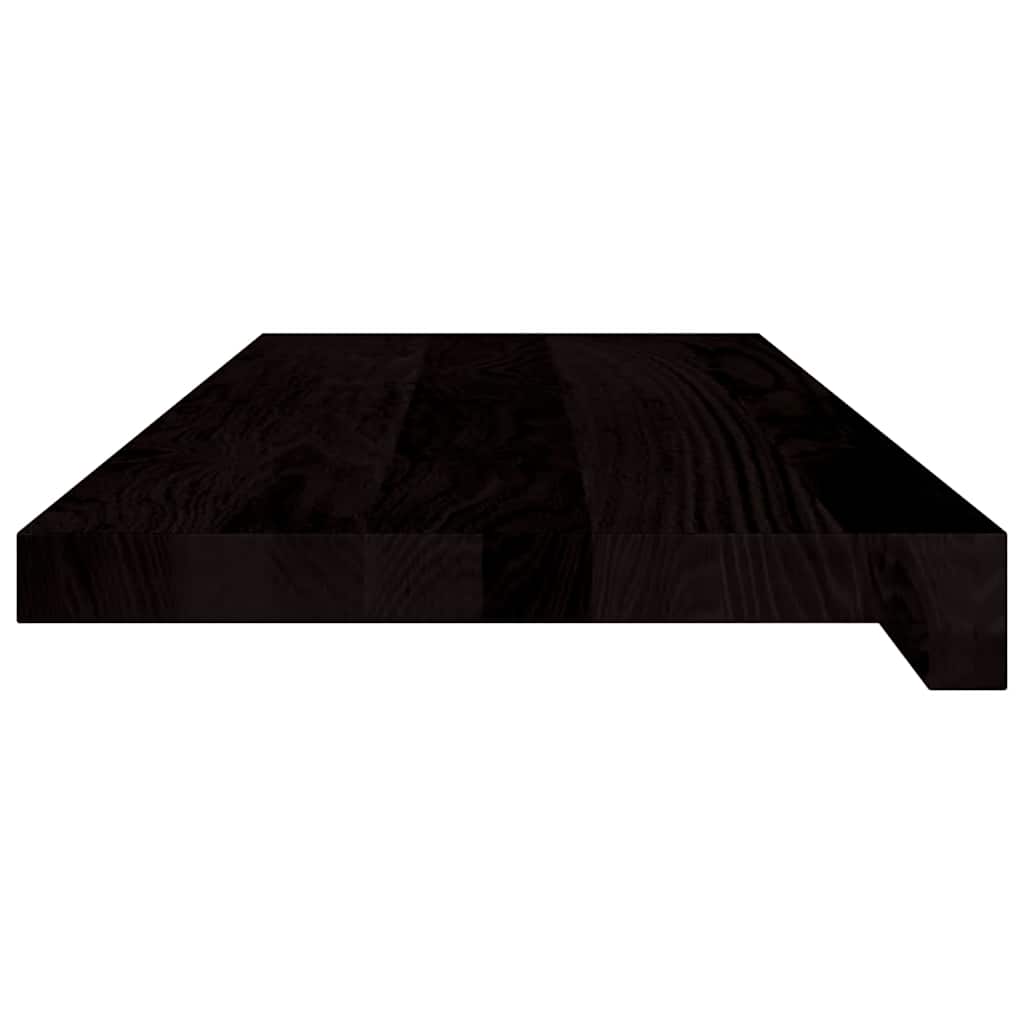 Treppenstufen 2 Stk. Dunkelbraun 70x30x2 cm Massivholz Eiche