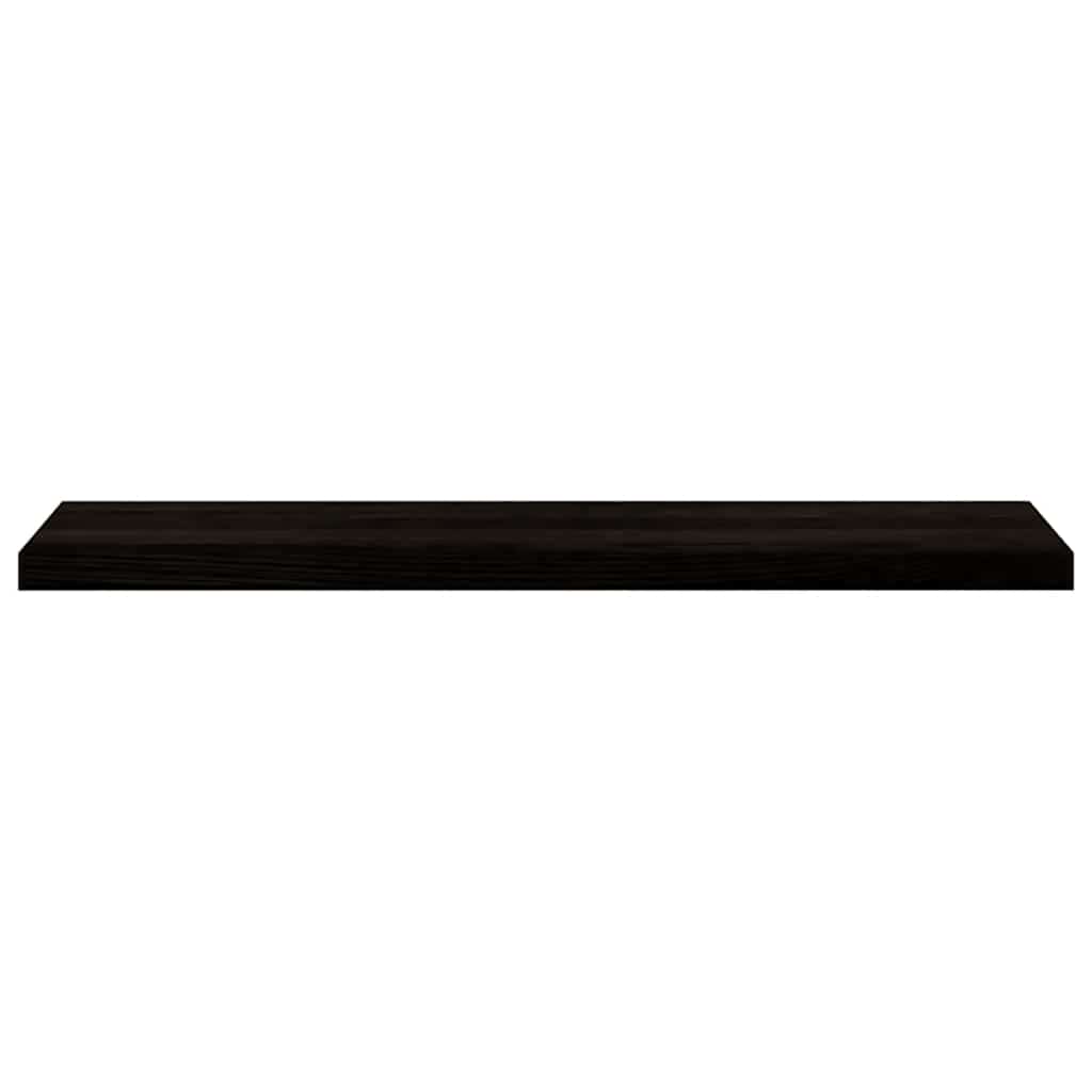 Treppenstufen 2 Stk. Dunkelbraun 110x30x2 cm Massivholz Eiche
