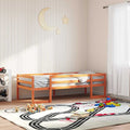 Kinderbett Wachsbraun 80x200 cm Massivholz Kiefer