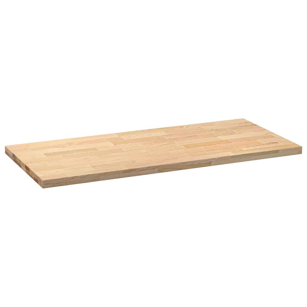 Küchenarbeitsplatte 140x63,5x4 cm Massivholz Eiche Rechteckig