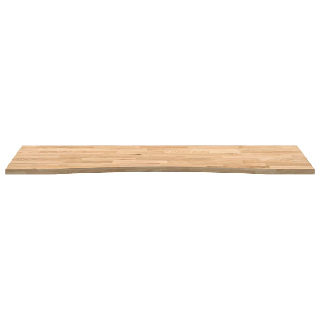 Schreibtischplatte Unbehandelt 140x50x2,5 cm Massivholz Eiche