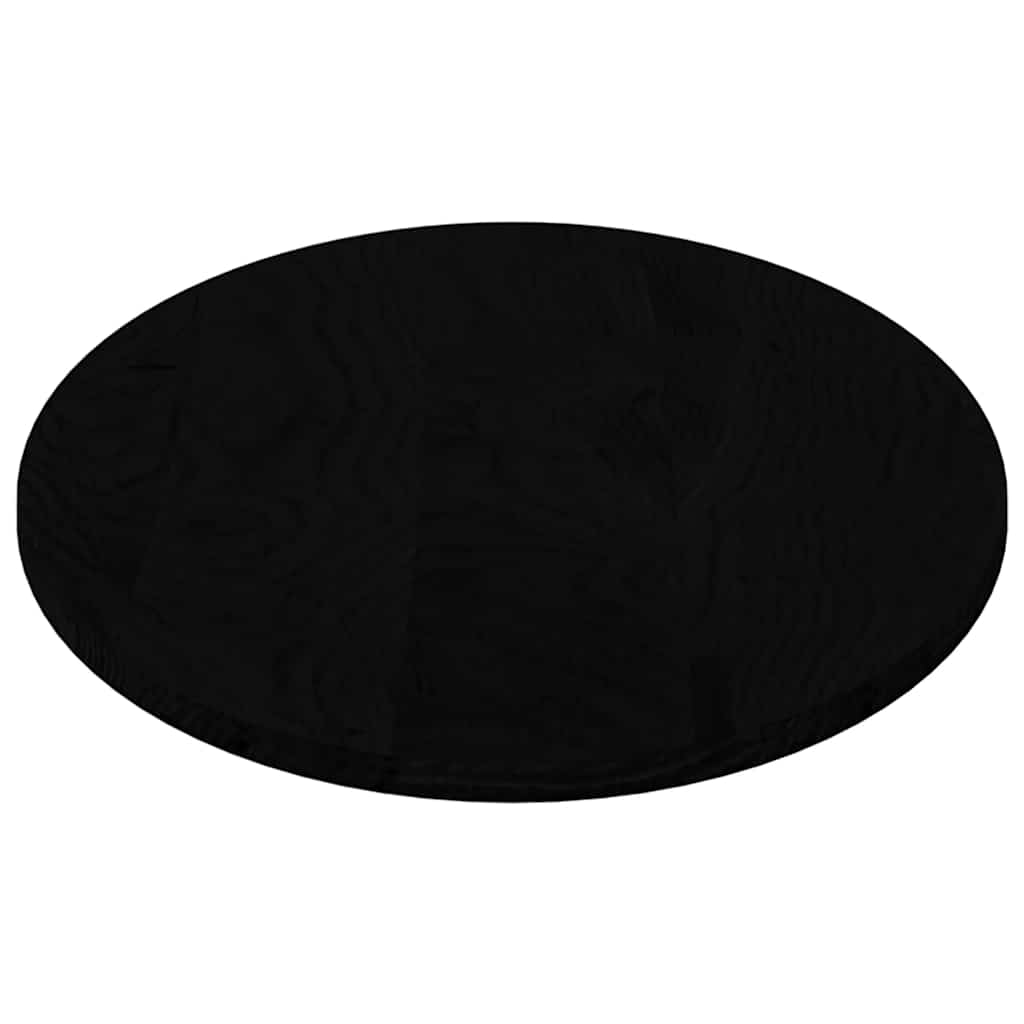 Tischplatte Dunkelbraun 120x60x2 cm Massivholz Eiche Oval