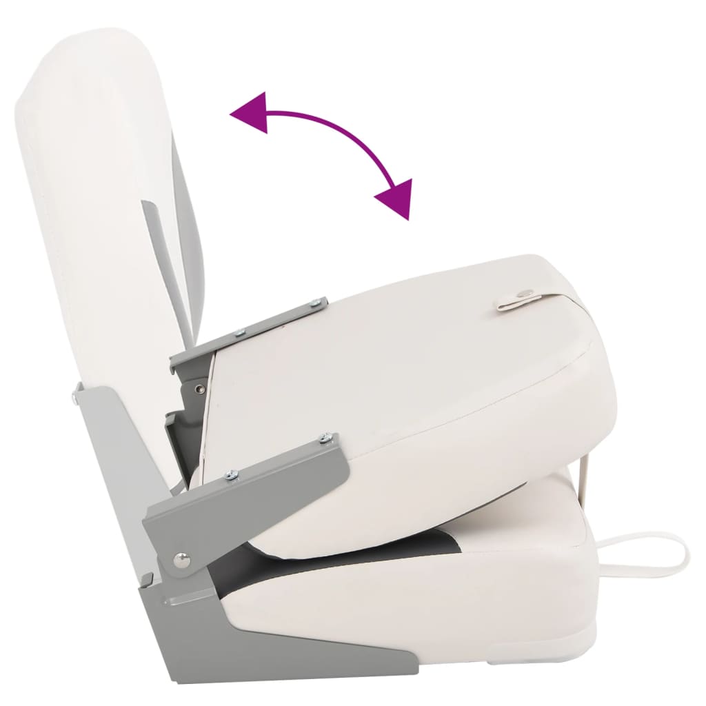 Klappbarer Bootssitz 1 Set Niedrige Rückenlehne