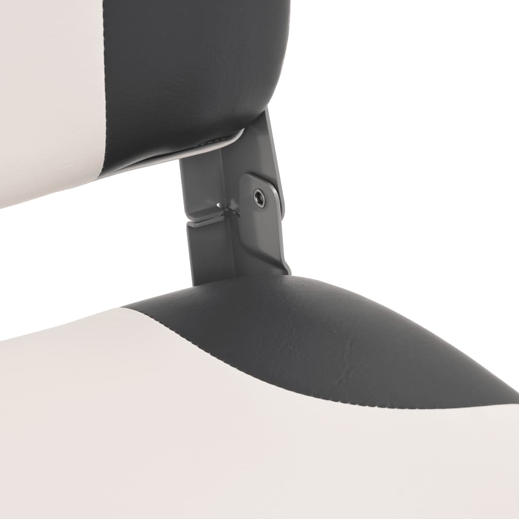 Klappbarer Bootsitz 2er-Set Niedrige Rückenlehne