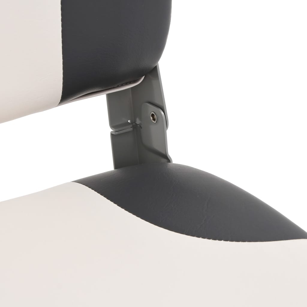 Klappbarer Bootsitz 2er-Set Niedrige Rückenlehne