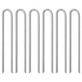 Zeltheringe 6 Stk. U-Form 41,5 cm Ø12 mm Verzinkter Stahl
