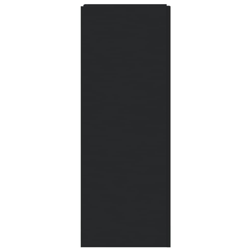 Schuhschrank Schwarz 52x37,5x100 cm Holzwerkstoff