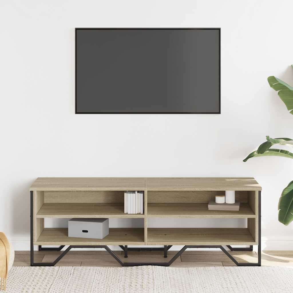 TV-Schrank Sonoma-Eiche 122x34x41 cm Holzwerkstoff