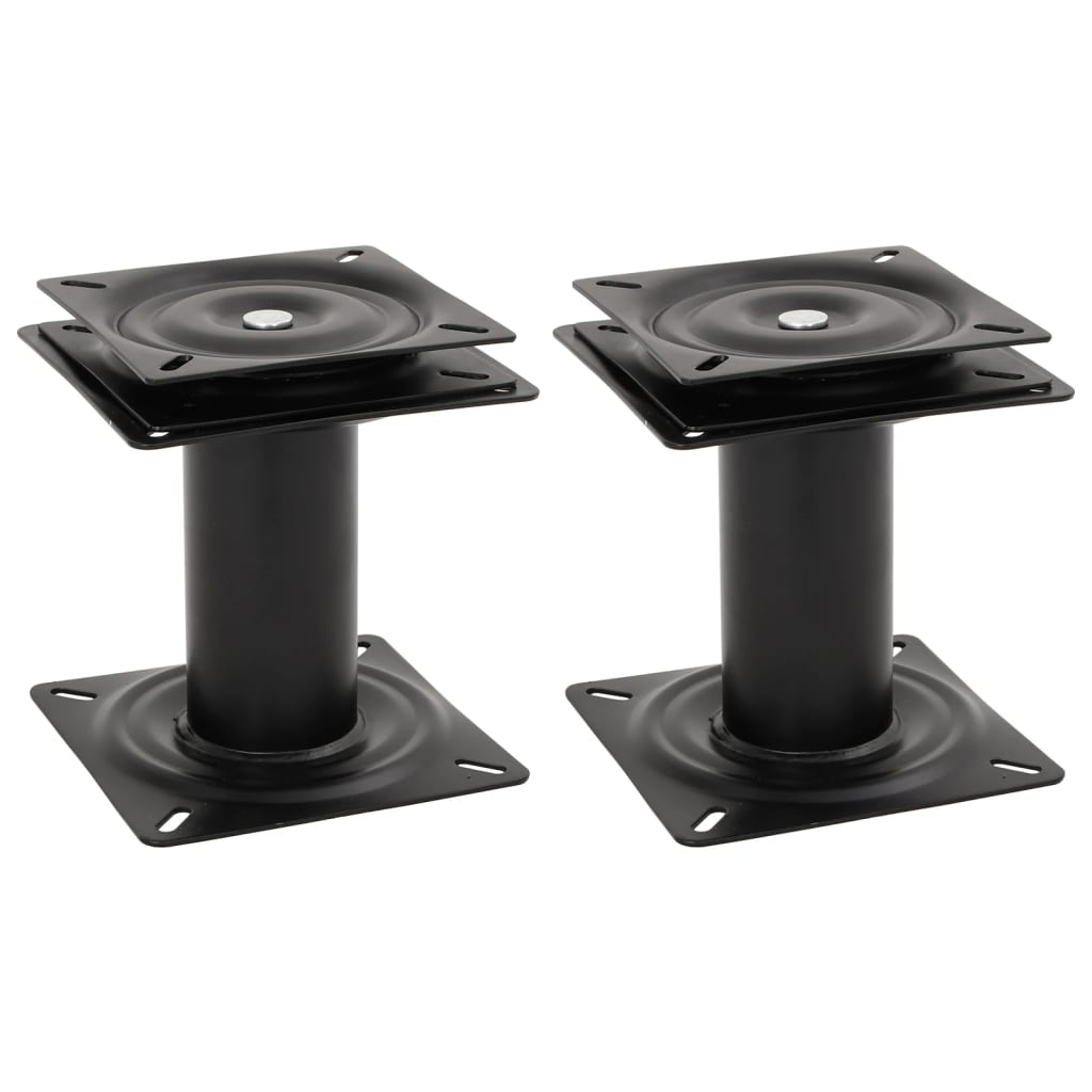 Bootssitz-Podeste 2 Stk. 360° Drehbar Stahl